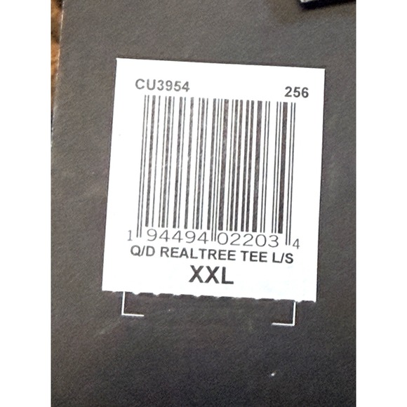 Hurley Realtree UPF 50+ Quick Dry Men Camo Long Sleeve Top Shirt Brown XXL - Picture 3 of 6